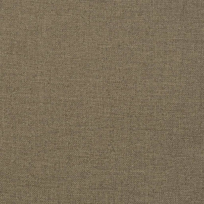 Stoelkussens 6 st hoge rug 120x50x7 cm stof gemêleerd taupe - AllerleiShop