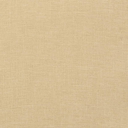 Stoelkussens 4 st lage rug 100x50x7 cm stof gemêleerd beige - AllerleiShop