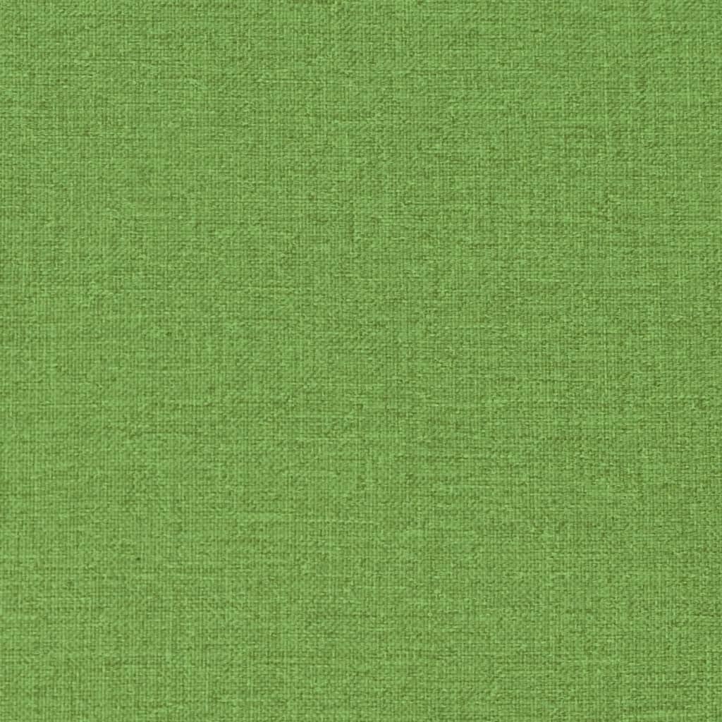 Stoelkussens 6 st lage rug 100x50x7 cm stof gemêleerd groen - AllerleiShop