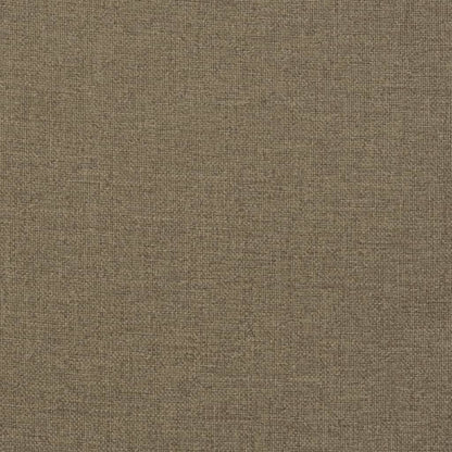 Stoelkussens 2 st lage rug 100x50x7 cm stof gemêleerd taupe - AllerleiShop