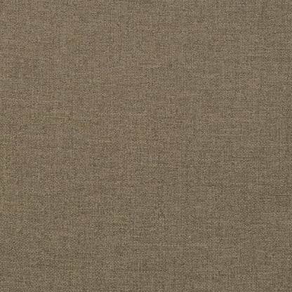 Stoelkussens 6 st hoge rug 120x50x4 cm stof gemêleerd taupe - AllerleiShop