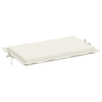 Ligbedkussen 186x58x3 cm stof gemêleerd crèmekleurig - AllerleiShop