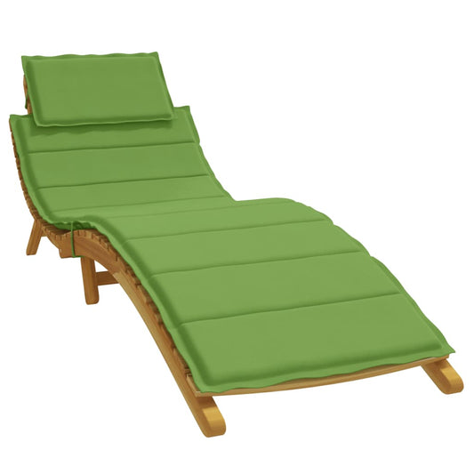 Ligbedkussen 186x58x3 cm stof gemêleerd groen - AllerleiShop