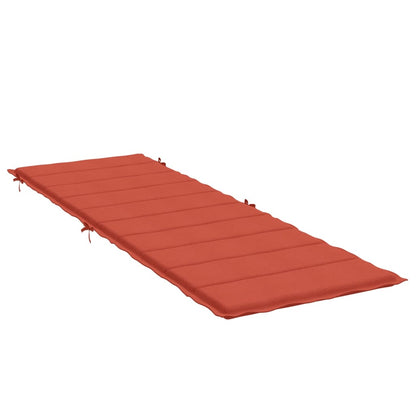 Ligbedkussen 186x58x3 cm stof gemêleerd rood - AllerleiShop