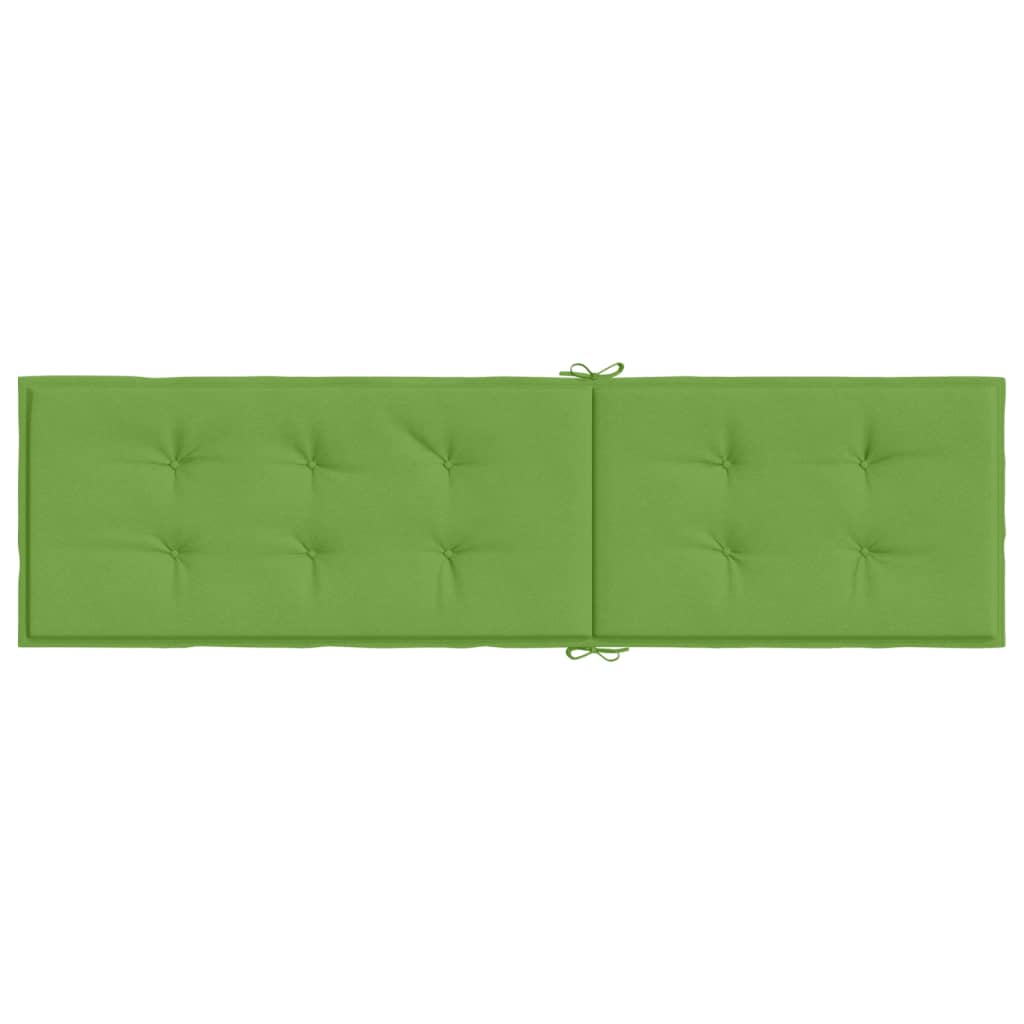 Terrasstoelkussen (75+105)x50x3 cm stof gemêleerd groen - AllerleiShop