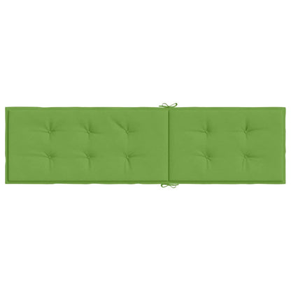 Terrasstoelkussen (75+105)x50x3 cm stof gemêleerd groen - AllerleiShop