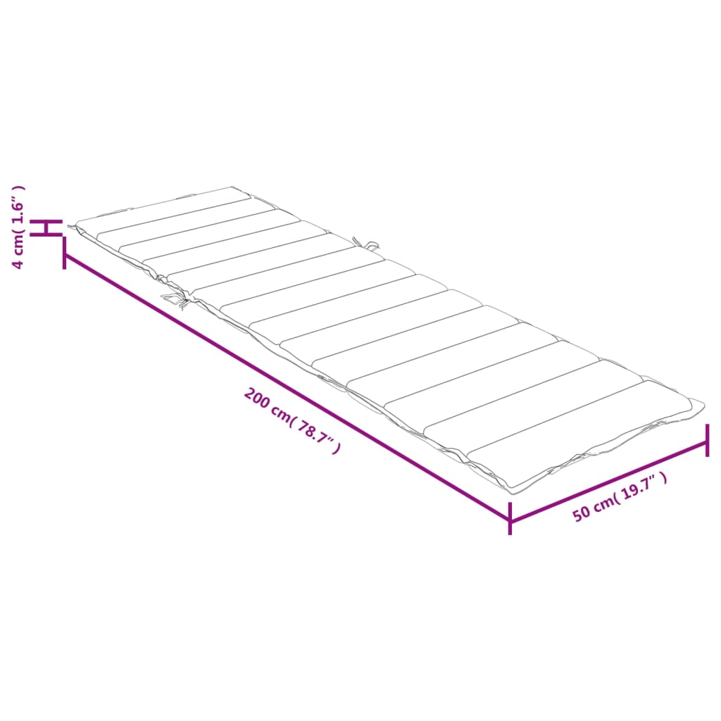 Ligbedkussen 200x50x4 cm stof gemêleerd antracietkleurig - AllerleiShop