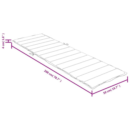 Ligbedkussen 200x50x4 cm stof gemêleerd antracietkleurig - AllerleiShop