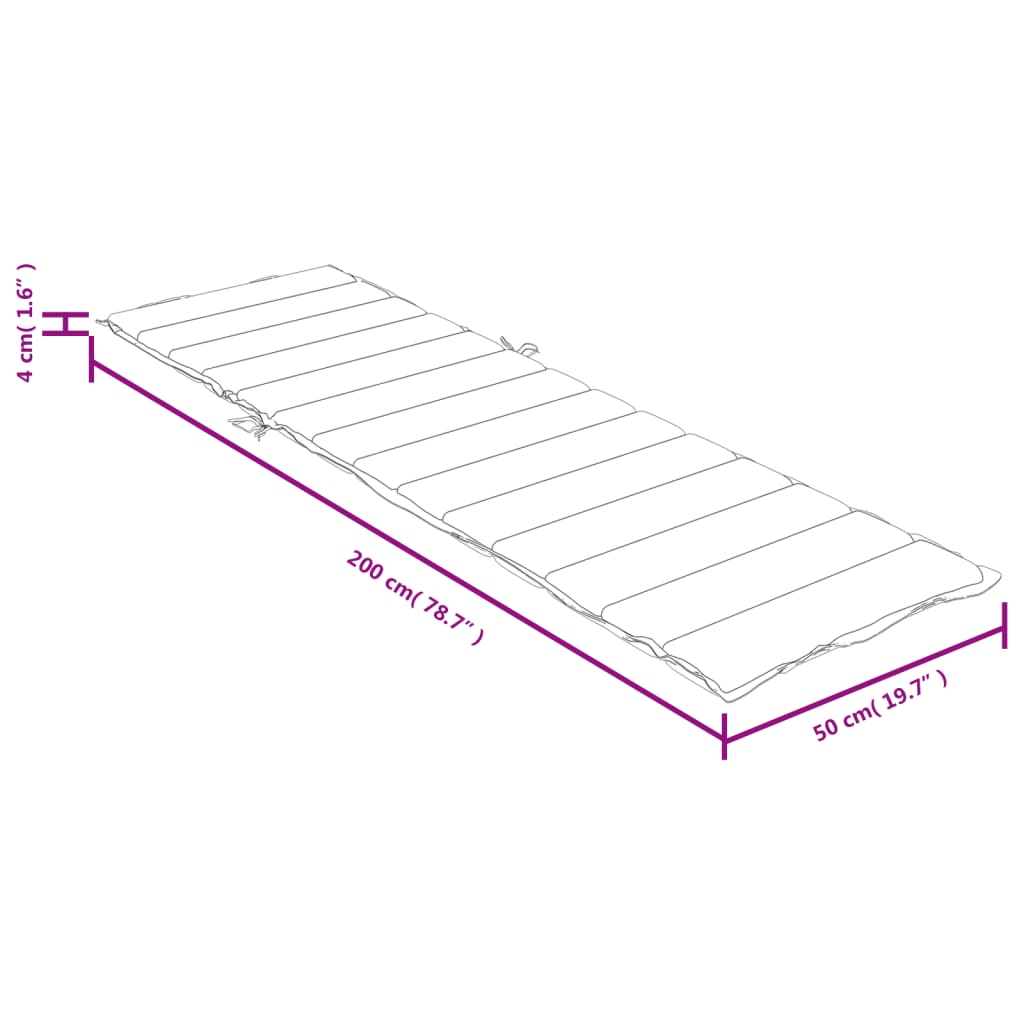 Ligbedkussen 200x50x4 cm stof gemêleerd crèmekleurig - AllerleiShop