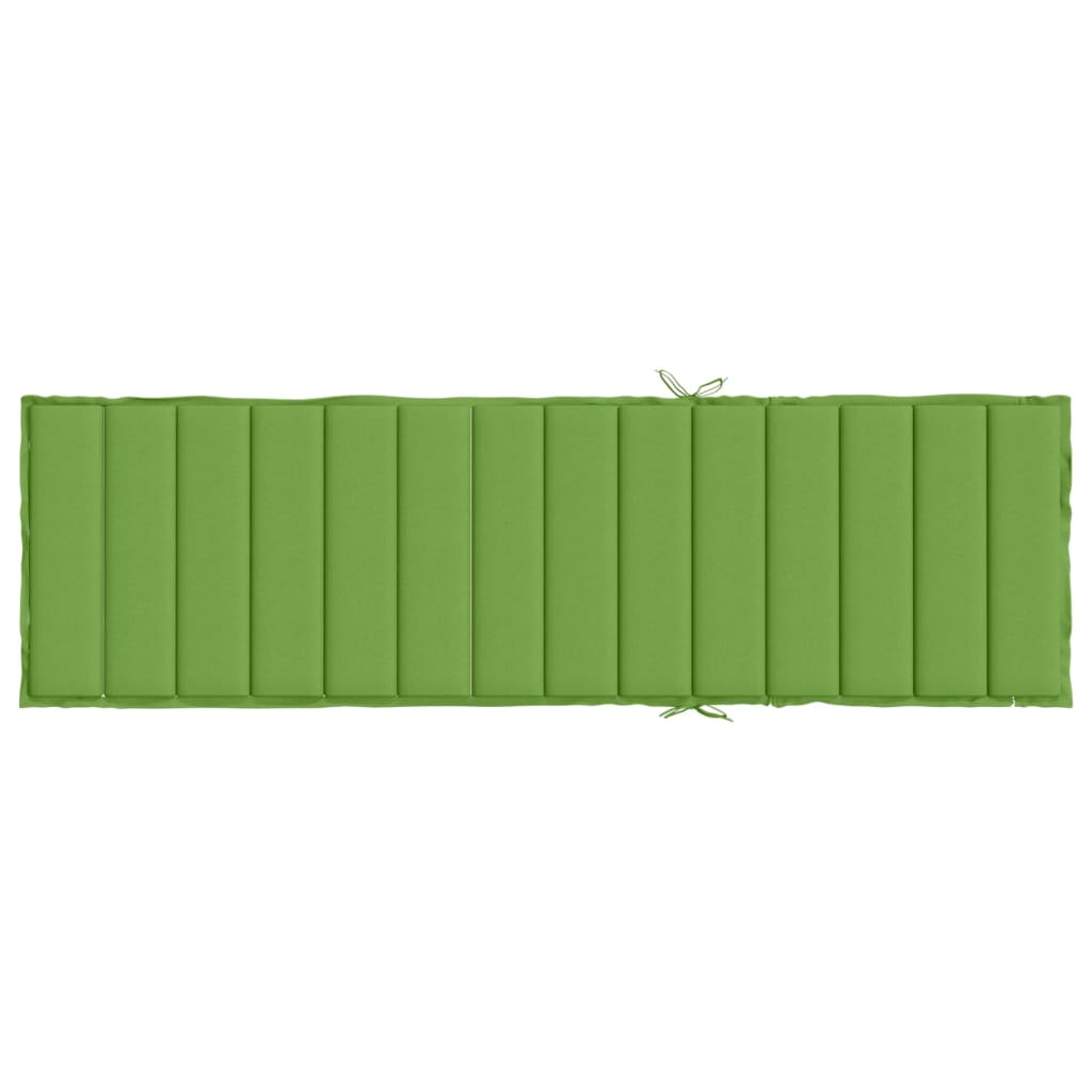 Ligbedkussen 200x50x4 cm stof gemêleerd groen - AllerleiShop