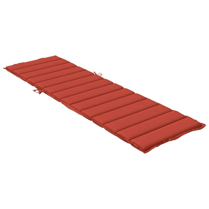 Ligbedkussen 200x50x4 cm stof gemêleerd rood - AllerleiShop