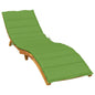 Ligbedkussen 200x70x4 cm stof gemêleerd groen - AllerleiShop