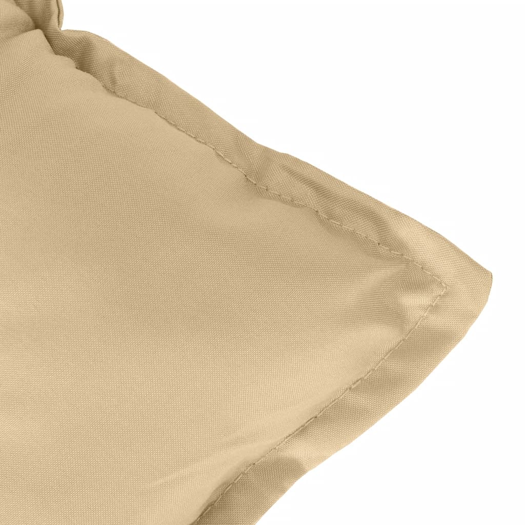 Tuinbankkussen 100x50x7 cm stof gemêleerd beige - AllerleiShop