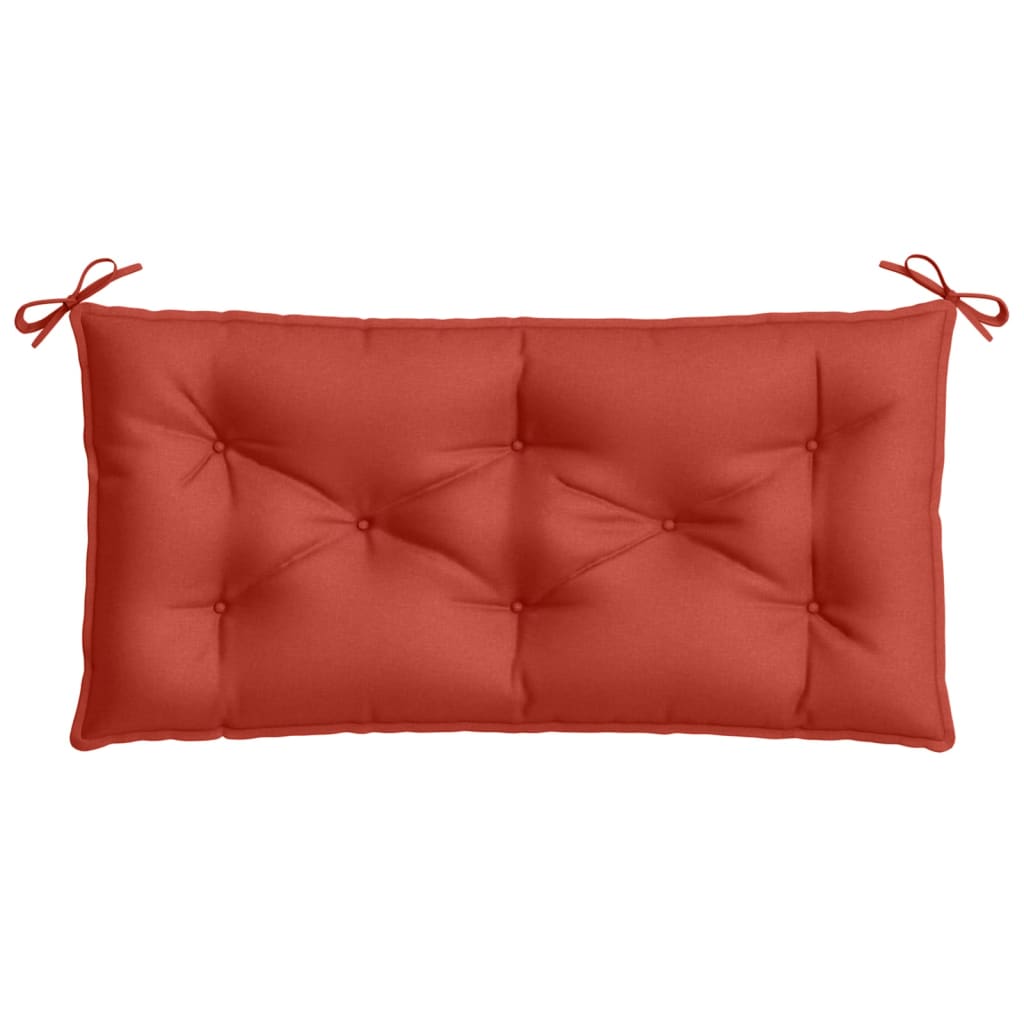 Tuinbankkussen 100x50x7 cm stof gemêleerd rood - AllerleiShop