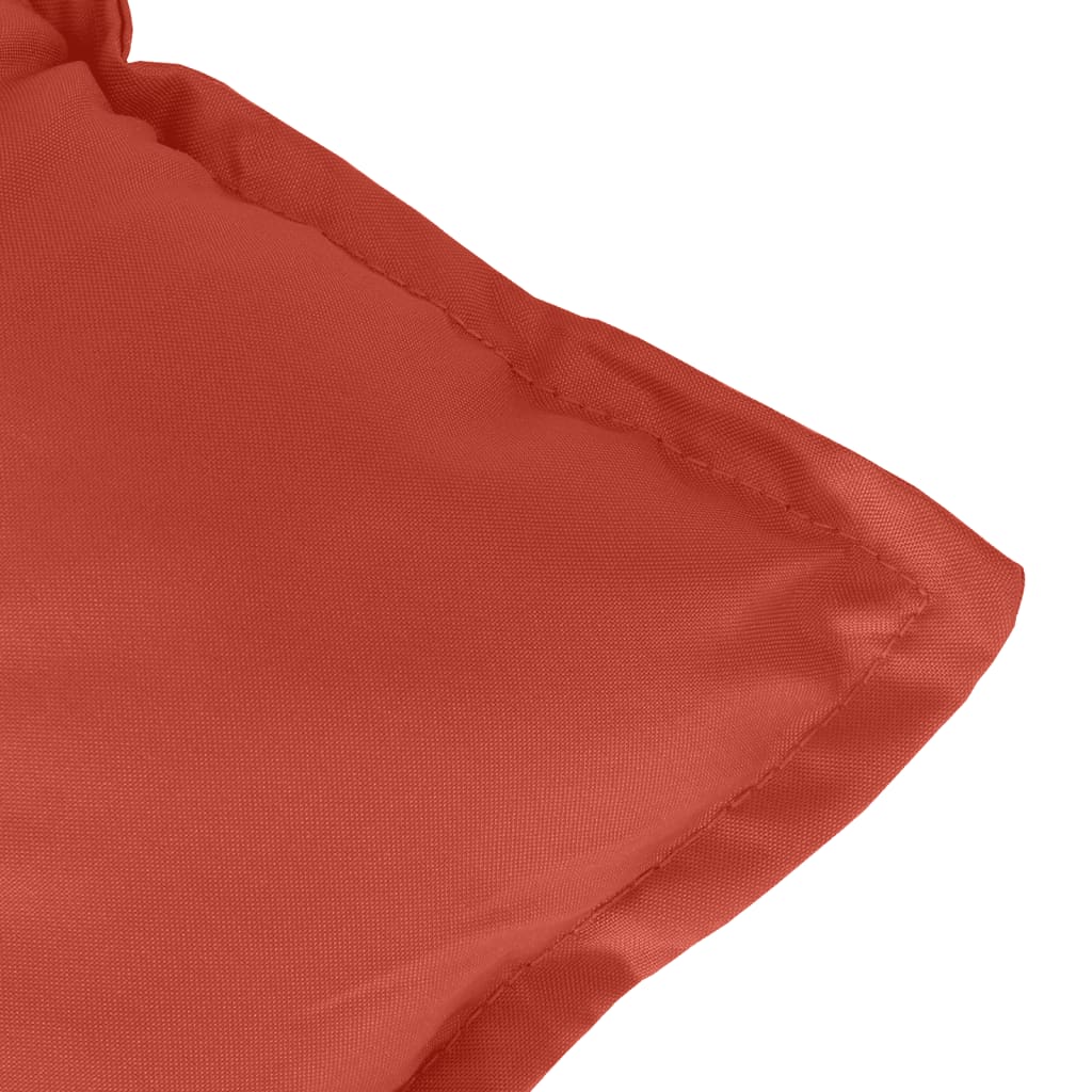 Tuinbankkussen 100x50x7 cm stof gemêleerd rood - AllerleiShop