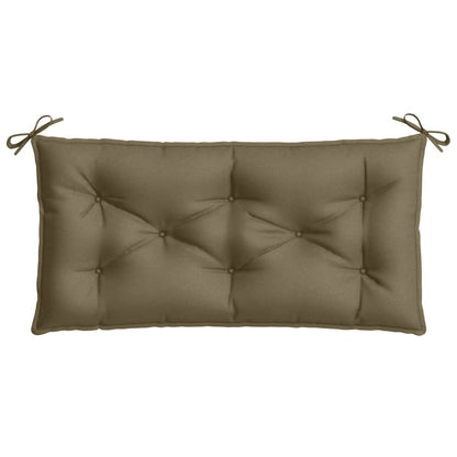 Tuinbankkussen 100x50x7 cm stof gemêleerd taupe - AllerleiShop