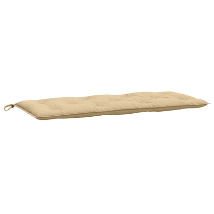 Tuinbankkussen 120x50x7 cm stof gemêleerd beige - AllerleiShop