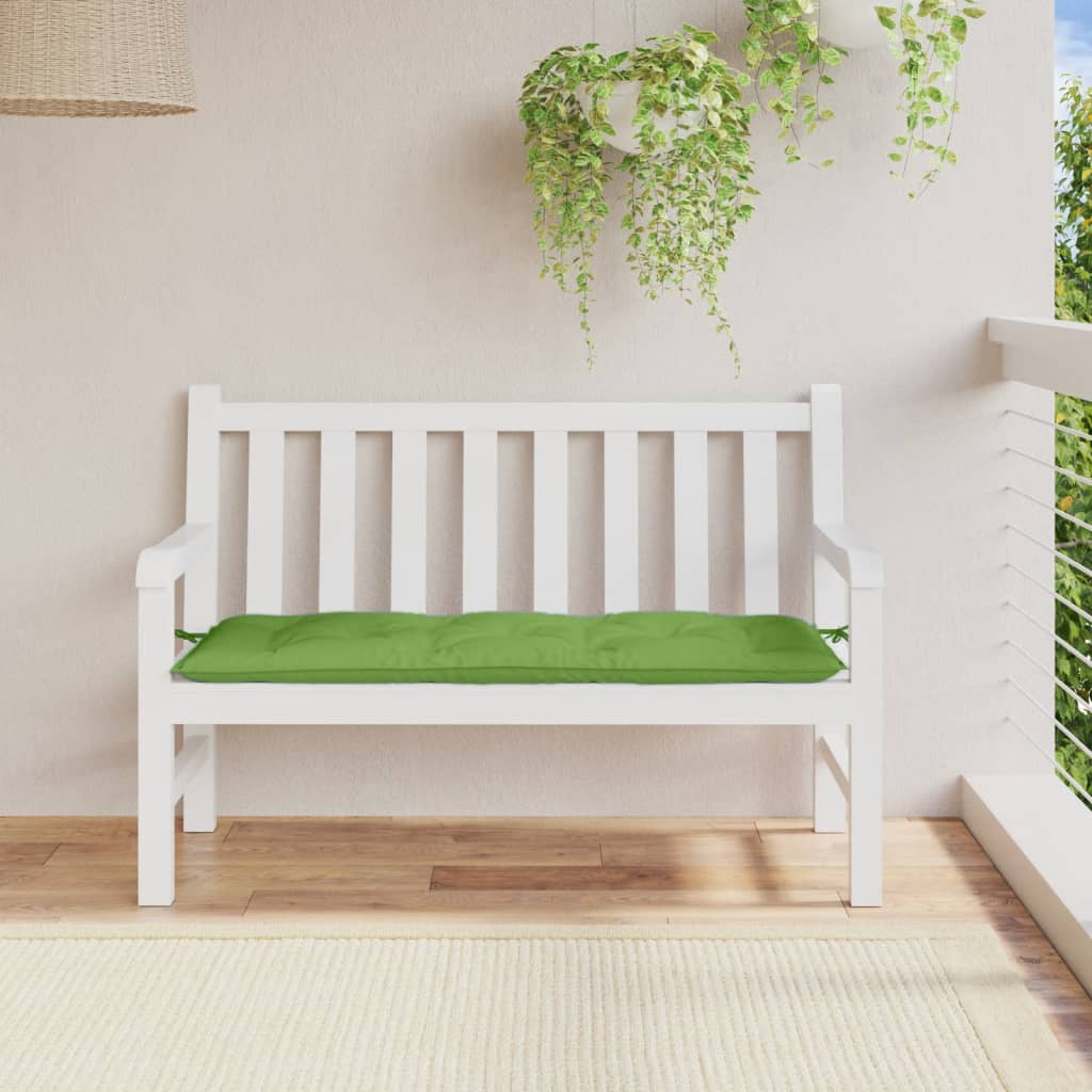 Tuinbankkussen 120x50x7 cm stof gemêleerd groen - AllerleiShop