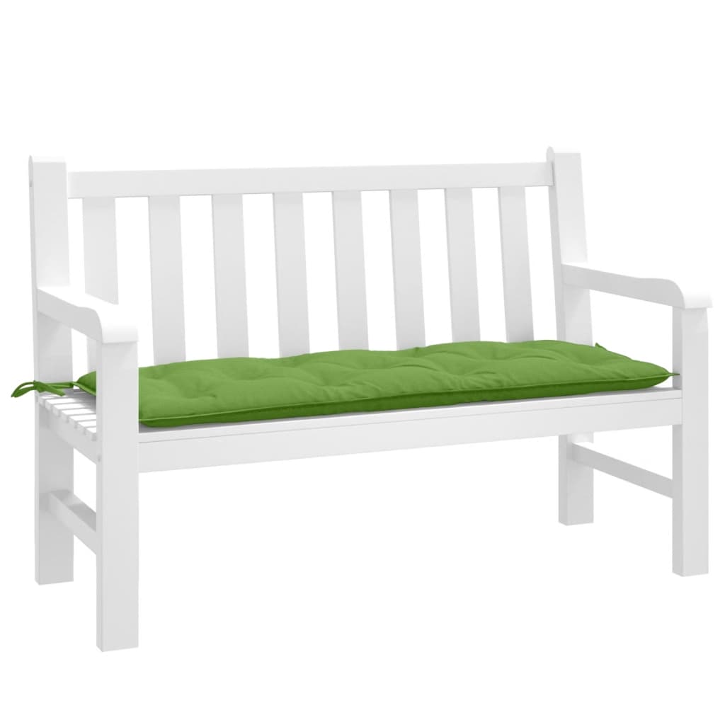 Tuinbankkussen 120x50x7 cm stof gemêleerd groen - AllerleiShop