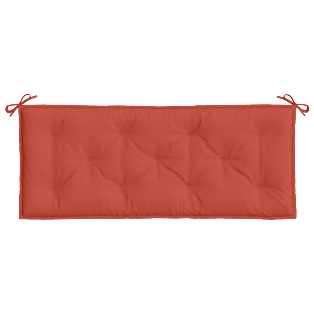 Tuinbankkussen 120x50x7 cm stof gemêleerd rood - AllerleiShop