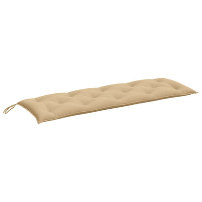 Tuinbankkussen 150x50x7 cm stof gemêleerd beige - AllerleiShop