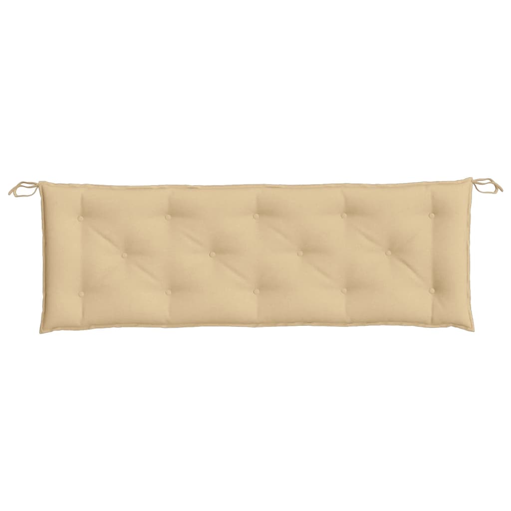 Tuinbankkussen 150x50x7 cm stof gemêleerd beige - AllerleiShop