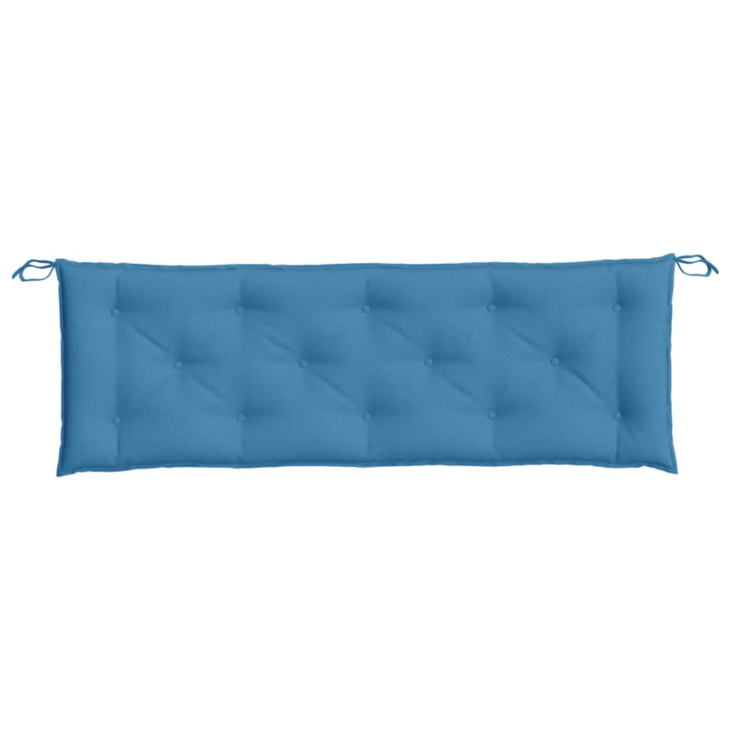 Tuinbankkussen 150x50x7 cm stof gemêleerd blauw - AllerleiShop