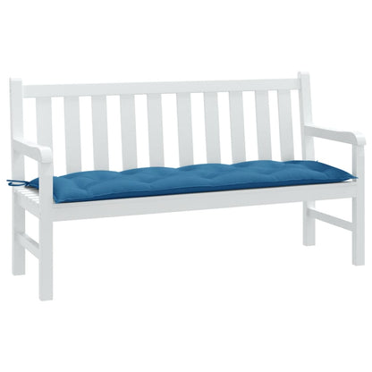 Tuinbankkussen 150x50x7 cm stof gemêleerd blauw - AllerleiShop