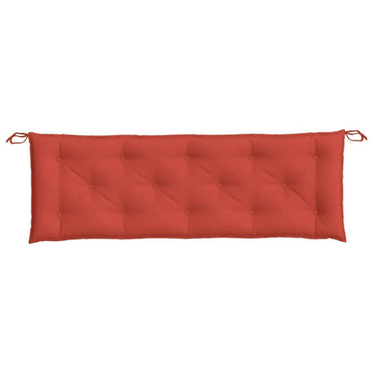 Tuinbankkussen 150x50x7 cm stof gemêleerd rood - AllerleiShop