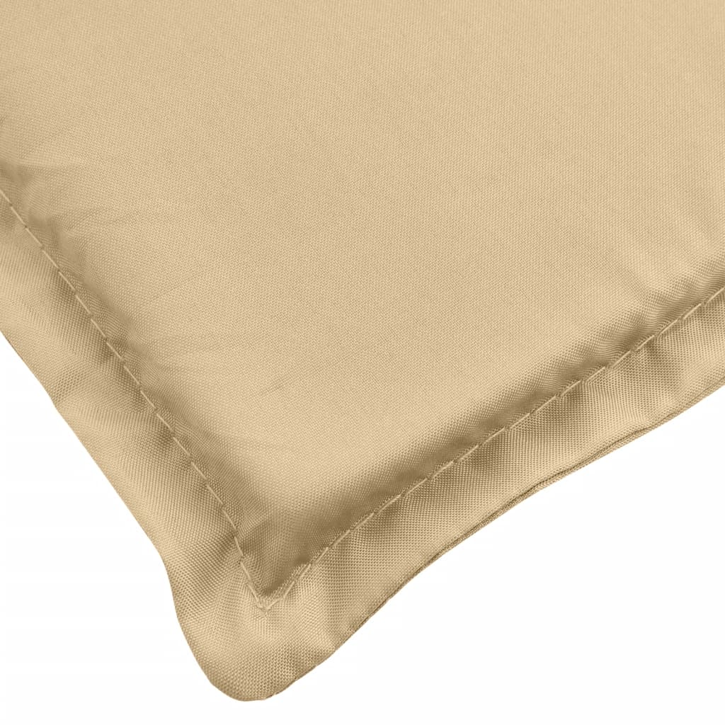 Tuinbankkussen 180x50x7 cm stof gemêleerd beige - AllerleiShop