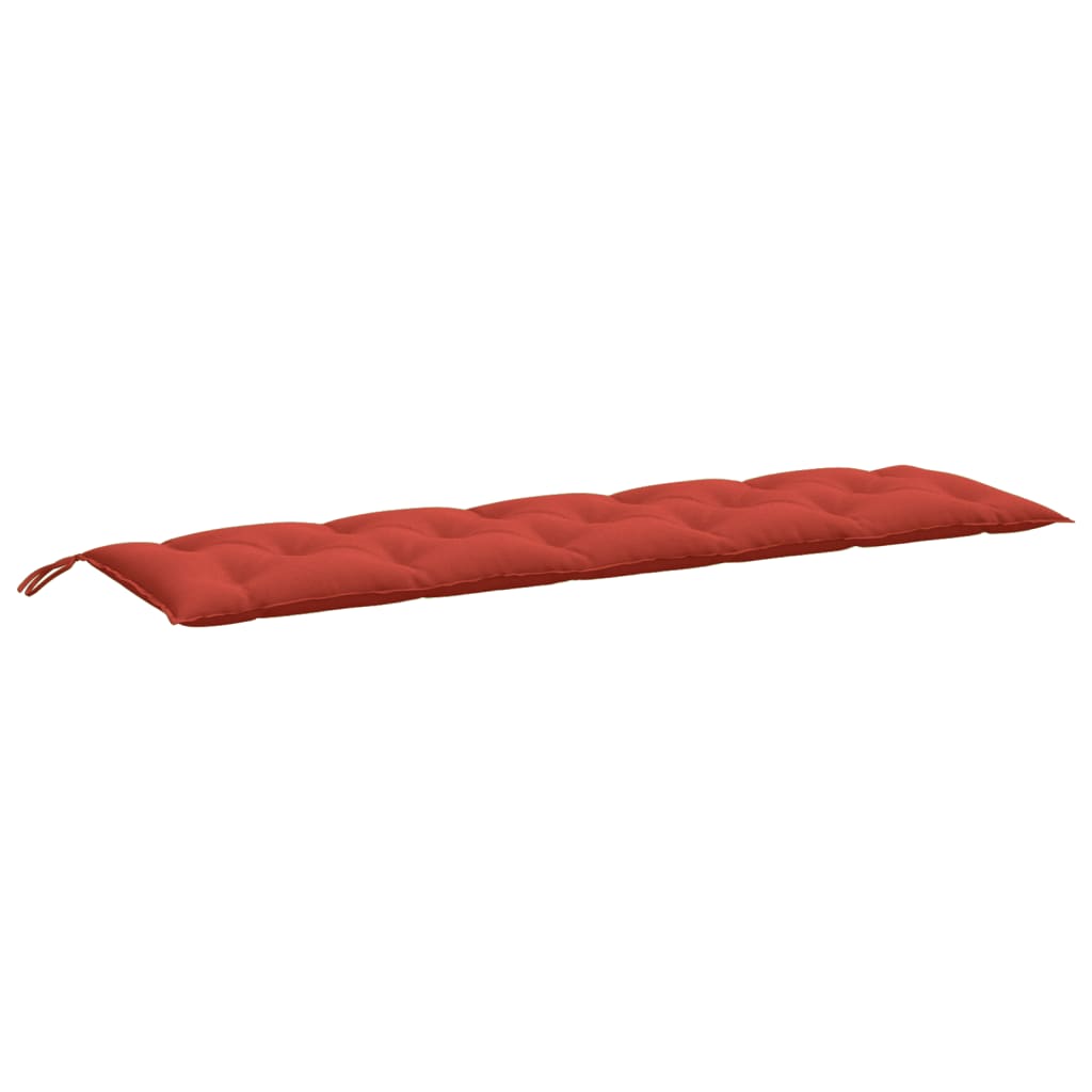 Tuinbankkussen 180x50x7 cm stof gemêleerd rood - AllerleiShop