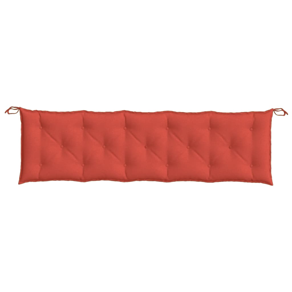 Tuinbankkussen 180x50x7 cm stof gemêleerd rood - AllerleiShop