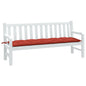 Tuinbankkussen 180x50x7 cm stof gemêleerd rood - AllerleiShop