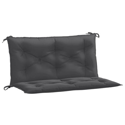 Tuinbankkussens 2 st 100x50x7 cm stof gemêleerd antracietkleur - AllerleiShop