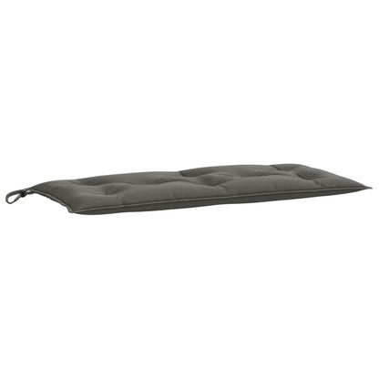 Tuinbankkussens 2 st 100x50x7 cm stof gemêleerd donkergrijs - AllerleiShop