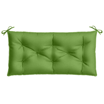 Tuinbankkussens 2 st 100x50x7 cm stof gemêleerd groen - AllerleiShop