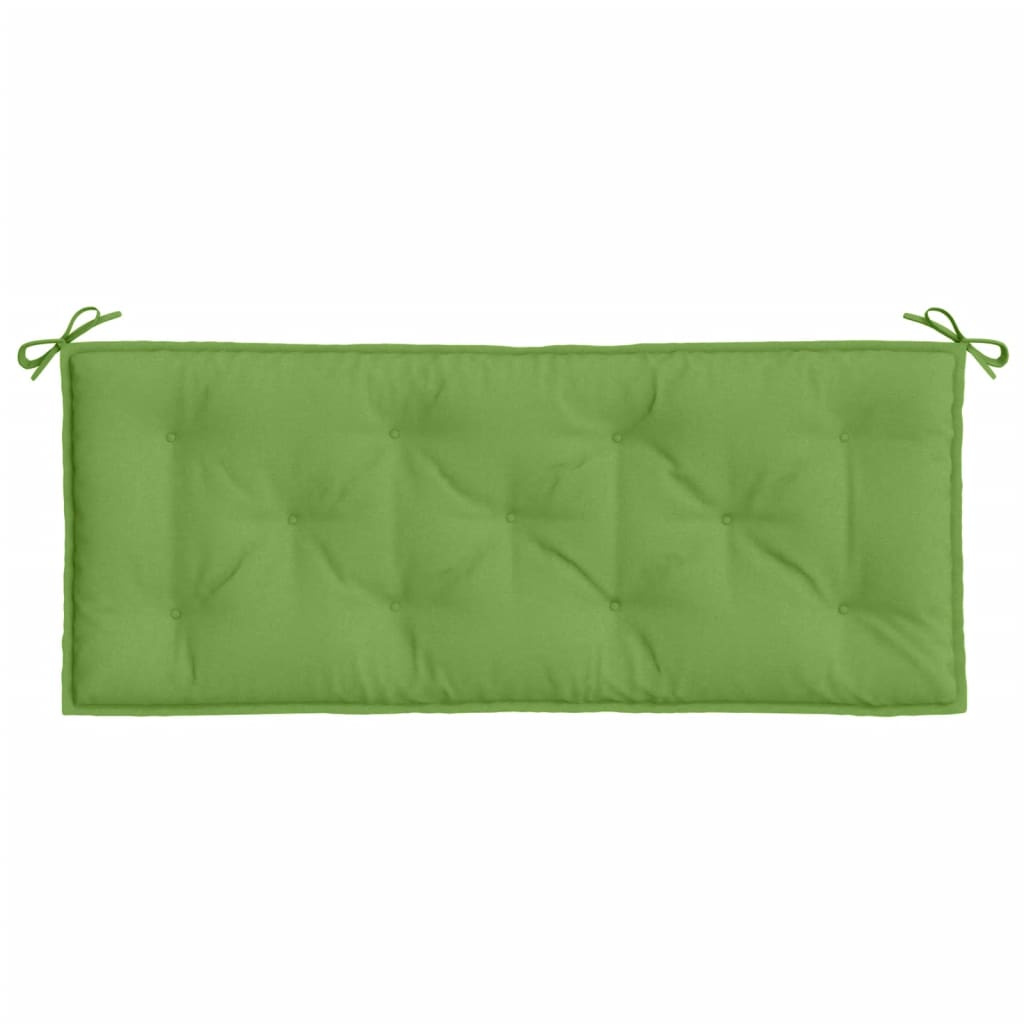 Tuinbankkussens 2 st 120x50x7 cm stof gemêleerd groen - AllerleiShop