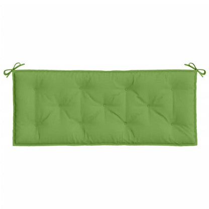 Tuinbankkussens 2 st 120x50x7 cm stof gemêleerd groen - AllerleiShop