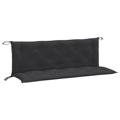 Tuinbankkussens 2 st 150x50x7 cm stof gemêleerd antracietkleur - AllerleiShop