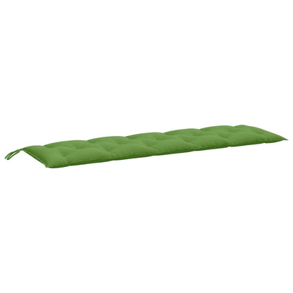 Tuinbankkussens 2 st 180x50x7 cm stof gemêleerd groen - AllerleiShop