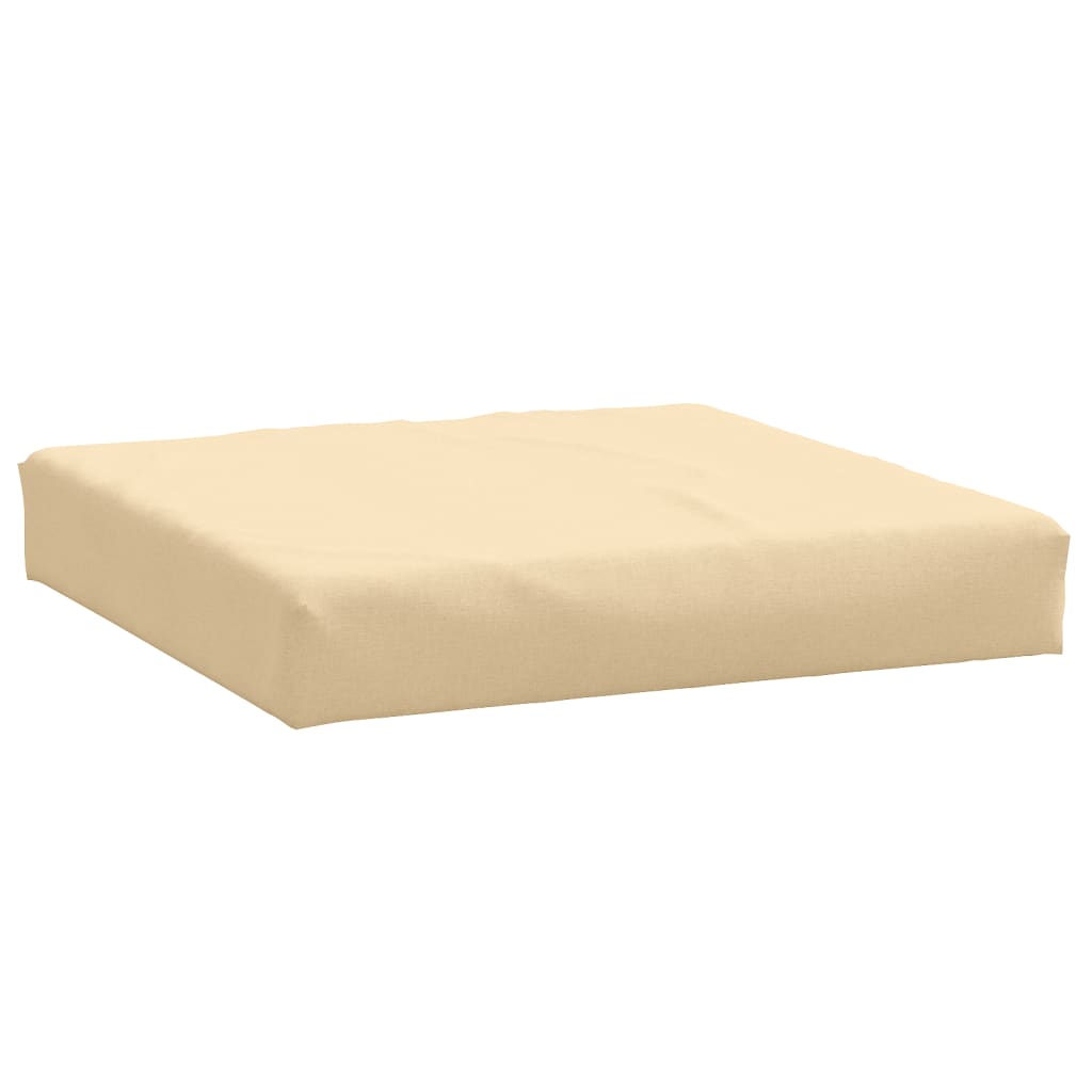 Palletkussens 2 st stof gemêleerd beige - AllerleiShop