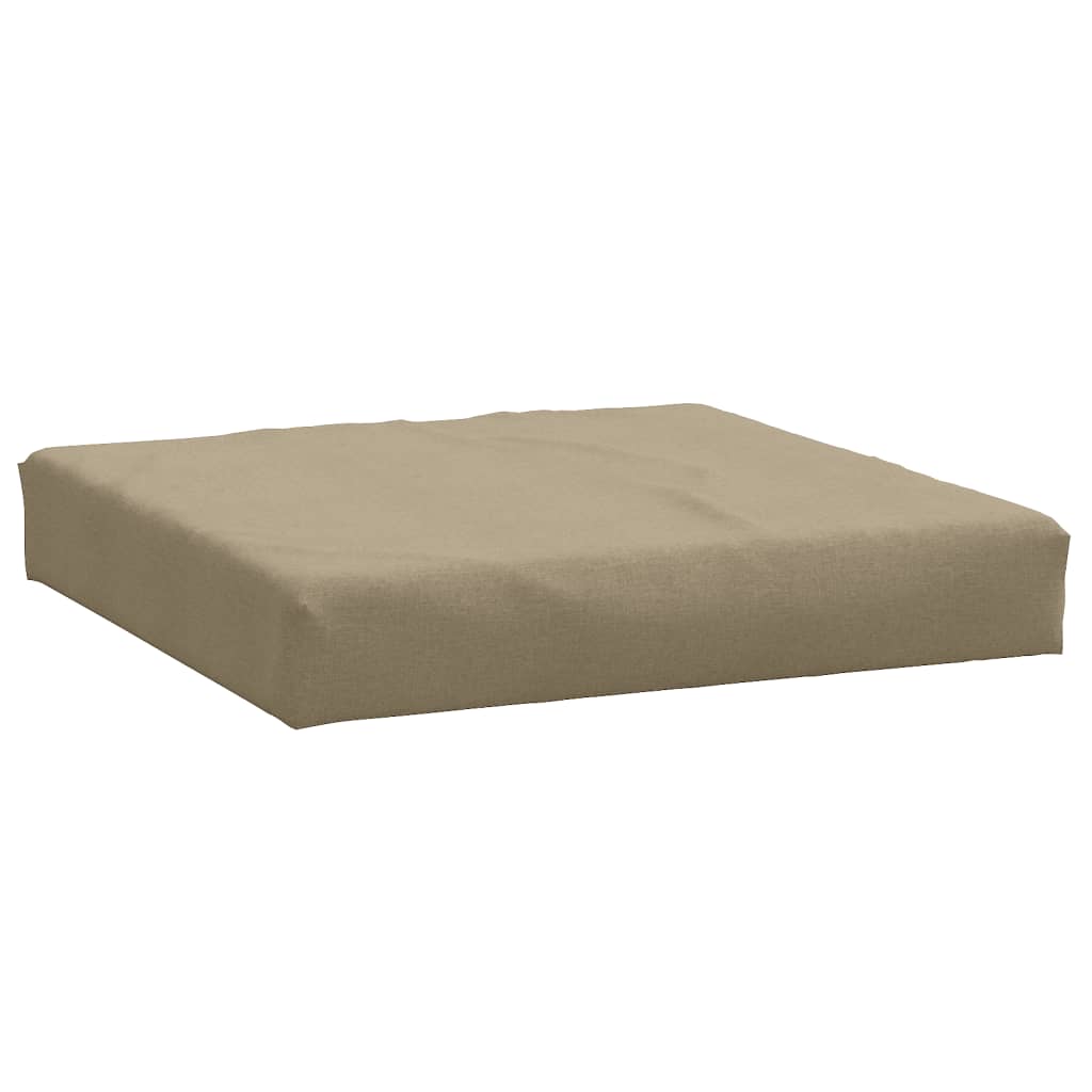 Palletkussens 2 st stof gemêleerd taupe - AllerleiShop