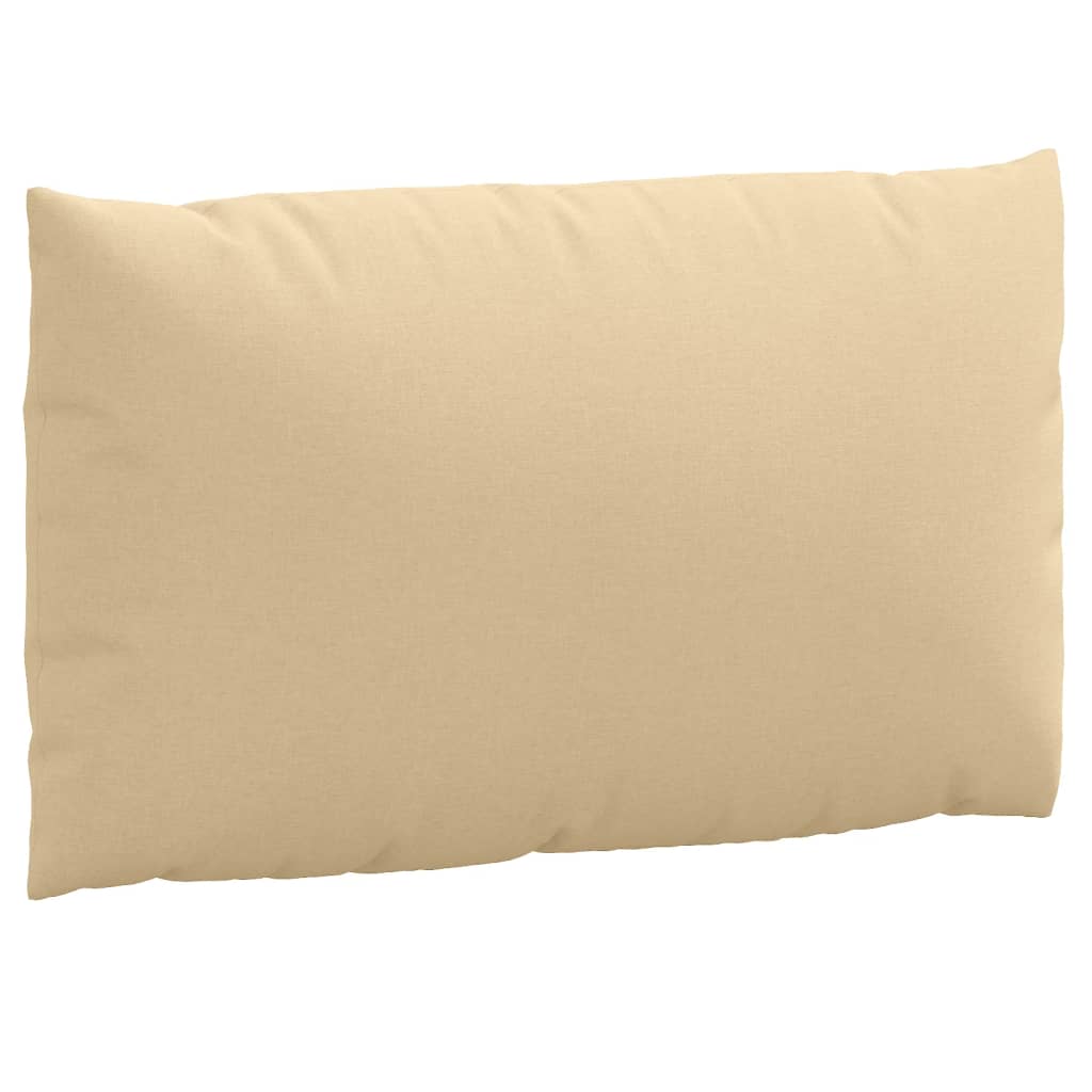 Palletkussens 3 st stof gemêleerd beige - AllerleiShop