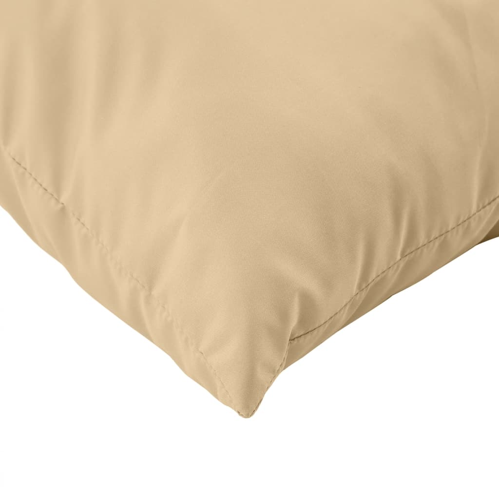 Palletkussens 3 st stof gemêleerd beige - AllerleiShop