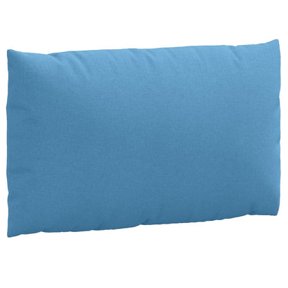 Palletkussens 3 st stof gemêleerd blauw - AllerleiShop