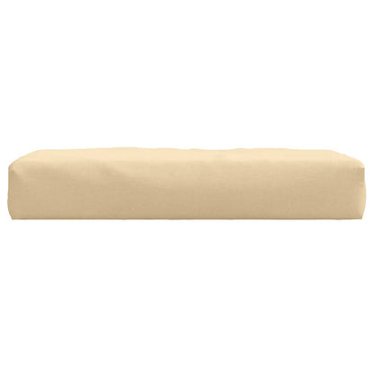 Palletkussen 60x60x10 cm stof gemêleerd beige - AllerleiShop