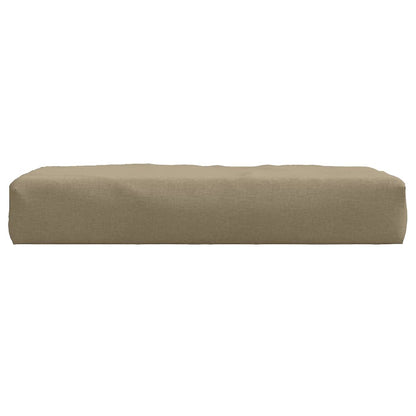 Palletkussen 60x60x10 cm stof gemêleerd taupe - AllerleiShop