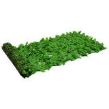 Balkonscherm met groene bladeren 200x75 cm - AllerleiShop