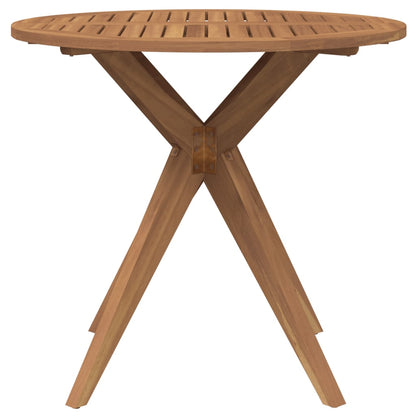 Tuintafel rond Ø85x75 cm massief acaciahout - AllerleiShop