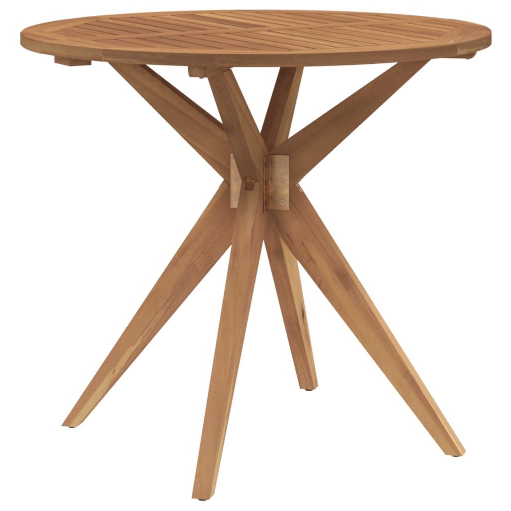 Tuintafel rond Ø85x75 cm massief acaciahout - AllerleiShop